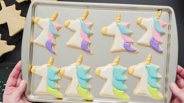 Biscuits au sucre de licorne — Photo