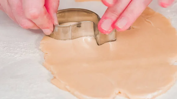 Baking Easter cookies — Stock Photo, Image