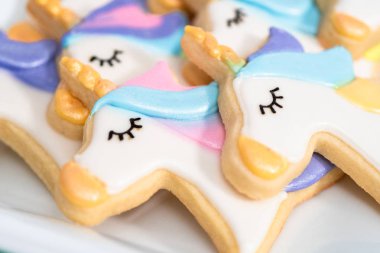 Unicorn şeker kurabiyeleri