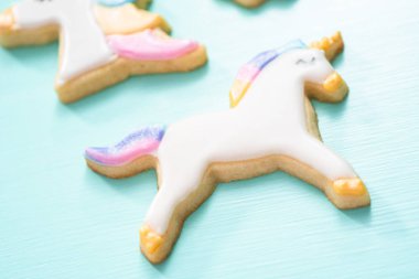 Unicorn şeker kurabiyeleri