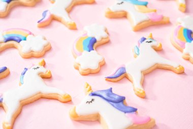 Unicorn şeker kurabiyeleri