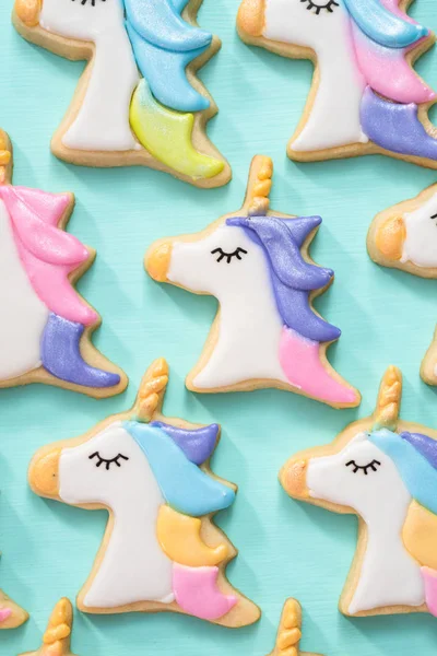 Galletas de azúcar unicornio — Foto de Stock