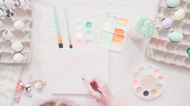 Çocuklar sanat projesi