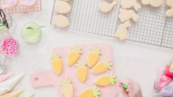 Making Easter cookies — Stock Photo, Image