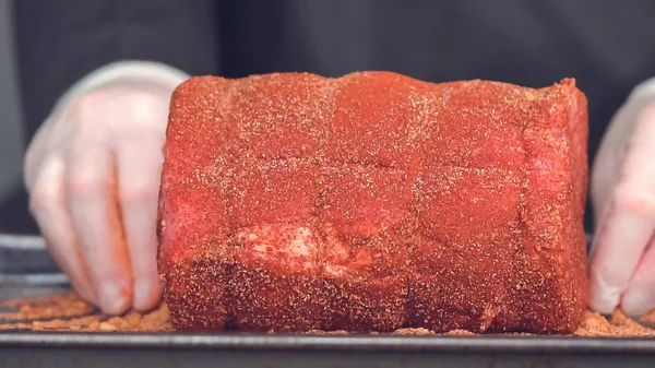 Carne de porco desossada assada — Fotografia de Stock