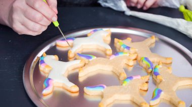 Unicorn şeker kurabiyeleri