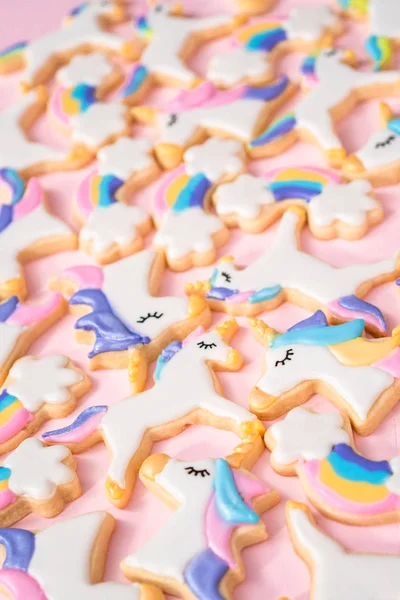 Biscuits au sucre de licorne — Photo