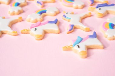 Unicorn şeker kurabiyeleri