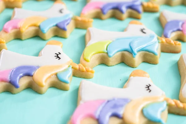 Biscuits au sucre de licorne — Photo