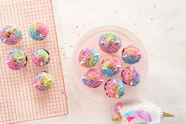 Cupcakes backen — Stockfoto