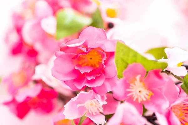 Silk flowers — Stock Photo, Image