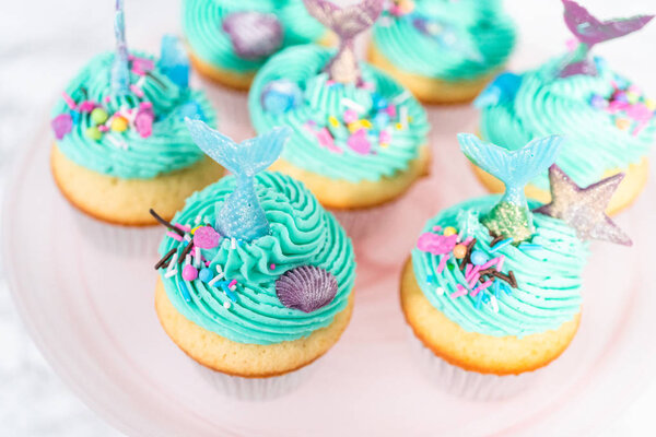 Mermaid cupcakes