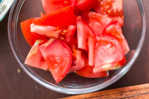 Tomates orgânicos — Fotografia de Stock