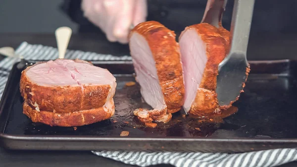 Asado de cerdo deshuesado — Foto de Stock