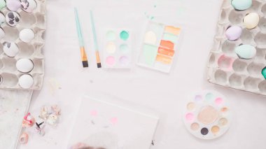 Çocuklar sanat projesi