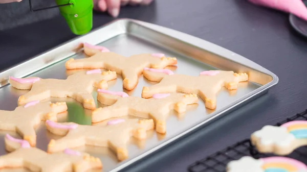 Unicorn cookies — Stock Photo, Image