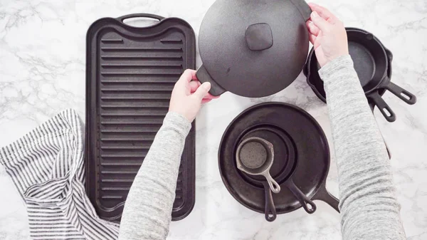 Cast iron pan — Stock Photo, Image