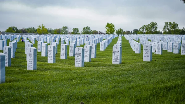 Национальное кладбище США — стоковое фото