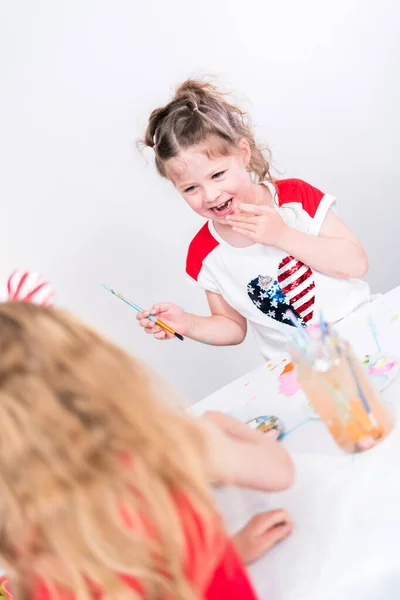 4. Juli Kinder Kunst — Stockfoto