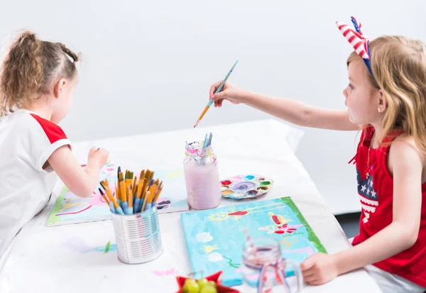 July 4th kids art — Stock Photo, Image