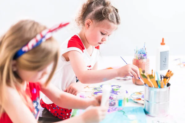 4 juli-kinderen kunst — Stockfoto