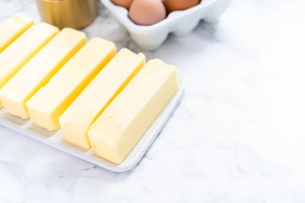 Sticks of butter — Stock Photo, Image