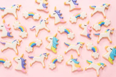 Unicorn şeker kurabiyeleri