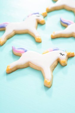 Unicorn şeker kurabiyeleri