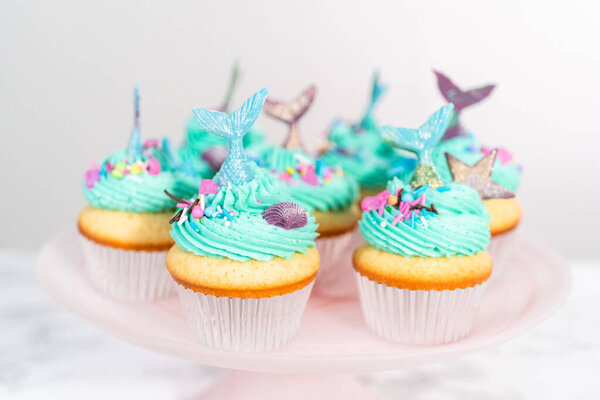 Mermaid cupcakes