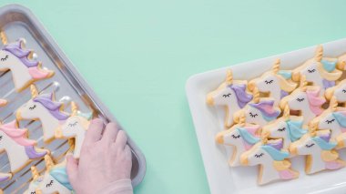 Unicorn şeker kurabiyeleri