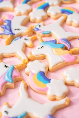 Unicorn şeker kurabiyeleri