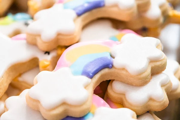 Unicorn sugar cookies — Stock Photo, Image