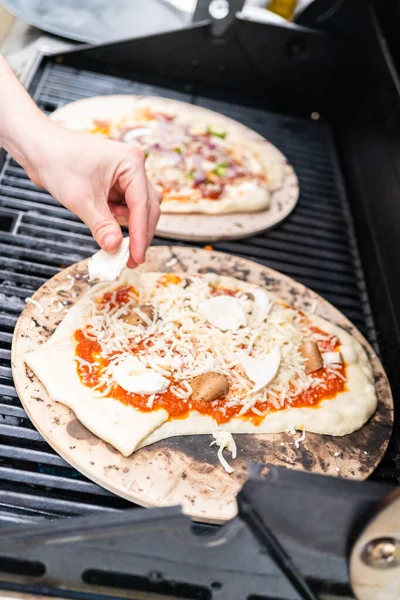 Pizza a la plancha — Foto de Stock