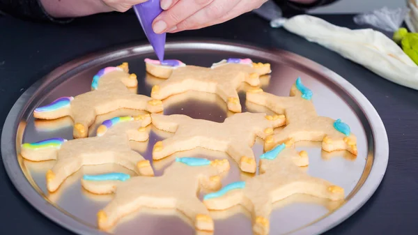 Galletas de azúcar unicornio —  Fotos de Stock