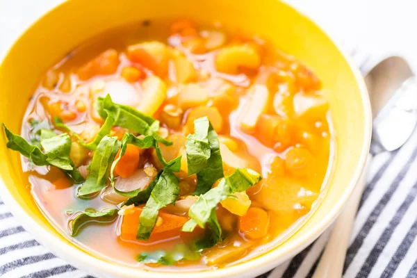 Sopa de lentejas — Foto de Stock