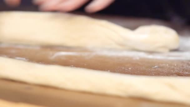 Adım Adım Susamlı Haşhaş Tohumlu Shallah Ekmeği Yapmak — Stok video