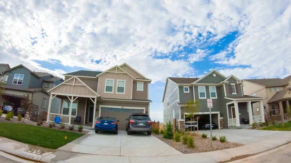 Denver Colorado Usa July 2020 View Typical Suburban Neighborhood Summer — Stock Photo, Image