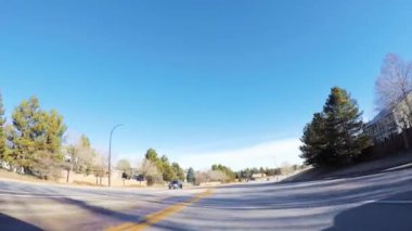 Denver, Colorado, ABD-1 Aralık 2018 Tipik varoşlardan geçiyor.