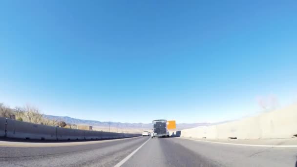 Denver Colorado Usa Dezember 2018 Westwärts Fahren Auf Dem Highway — Stockvideo