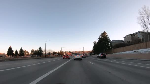 Boulder Colorado Usa Mai 2018 Von Boulder Bei Sonnenuntergang Auf — Stockvideo