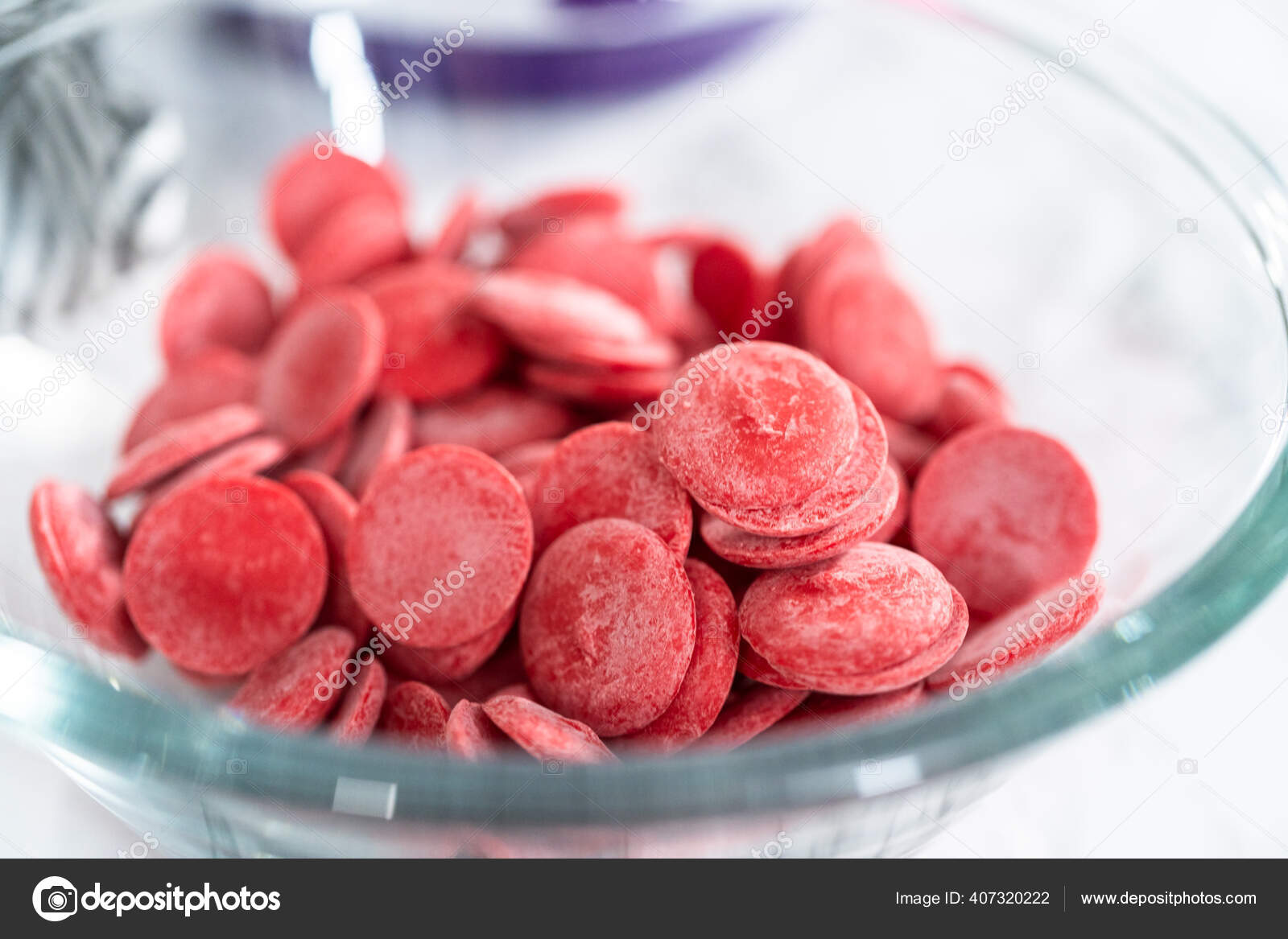 Melting Red Chocolate Melts Candy Melting Pot Stock Photo by ©urban