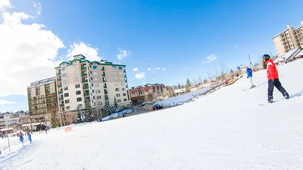 Steamboat Springs Kolorado Usa Grudnia 2018 Zimowy Widok Ośrodek Narciarski — Zdjęcie stockowe