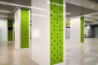 Ayağı Metro İstasyonu kanal olarak geometrik Mozaik Desen