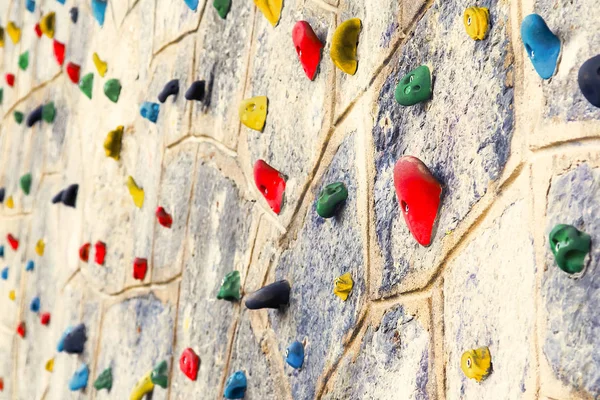 Close up della parete di arrampicata — Foto Stock