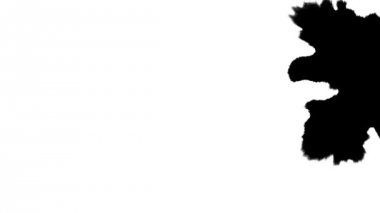 Siyah leke beyaz arka plan