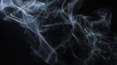 Beyaz siyah arka plan, duman arka plan, siyah arka plan üzerine soyut duman duman