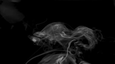 Beyaz siyah arka plan, duman arka plan, siyah arka plan üzerine soyut duman duman