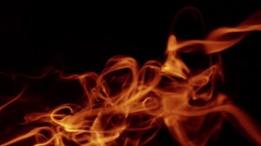 Yangın duman soyut ağır çekim