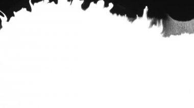 Beyaz mürekkep kanama Bloom üzerinde mürekkep Bloom.