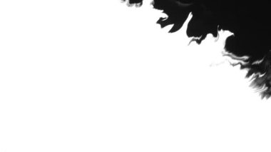 Beyaz mürekkep kanama Bloom üzerinde mürekkep Bloom.